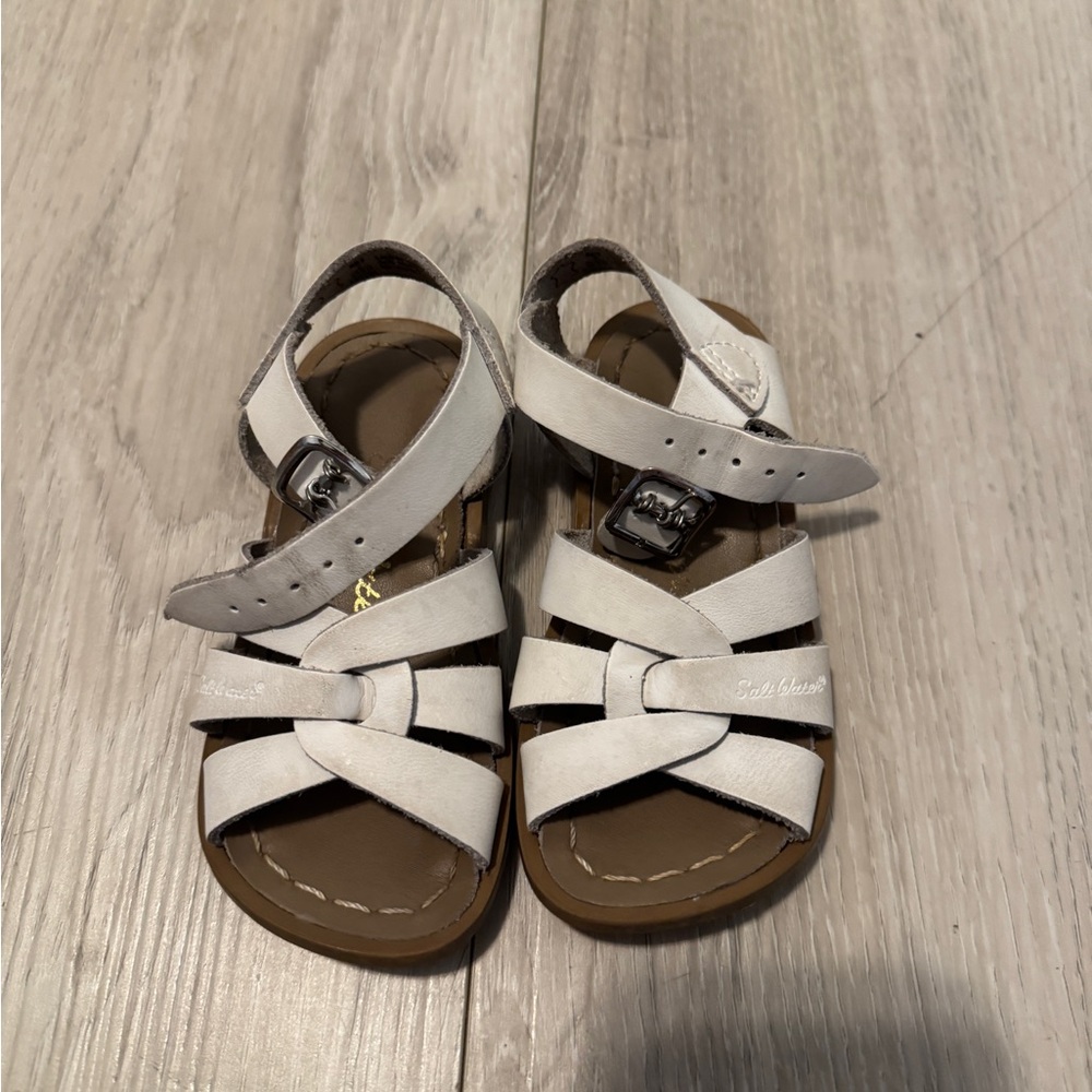 White Kids Sandals